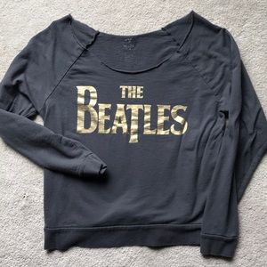 Beatles Vintage Scoop Neck Sweatshirt